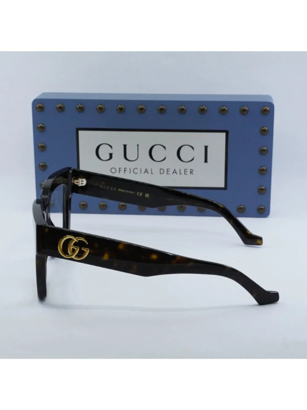 Gucci GG1549O 002 Square Eyeglasses 52mm - Havana
